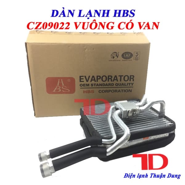 A* Dàn lạnh HBS - CZ09022 Olin van vuông có van ( 6 cái /1 thùng ) đăng vào thuộc tính của Cz09021