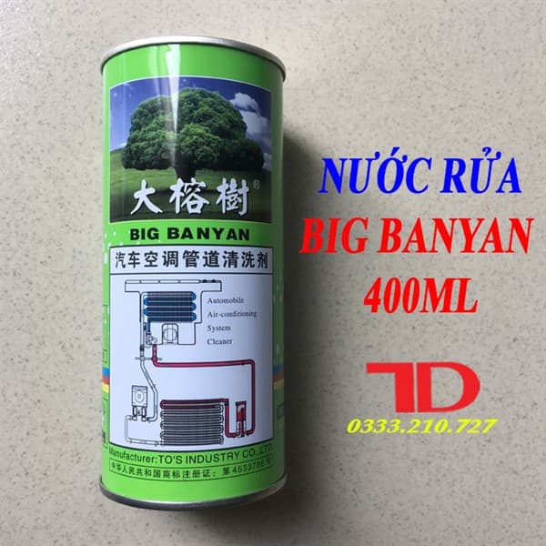 Nước rửa dàn BIG BANYAN – 400ML (24 lon/thùng)